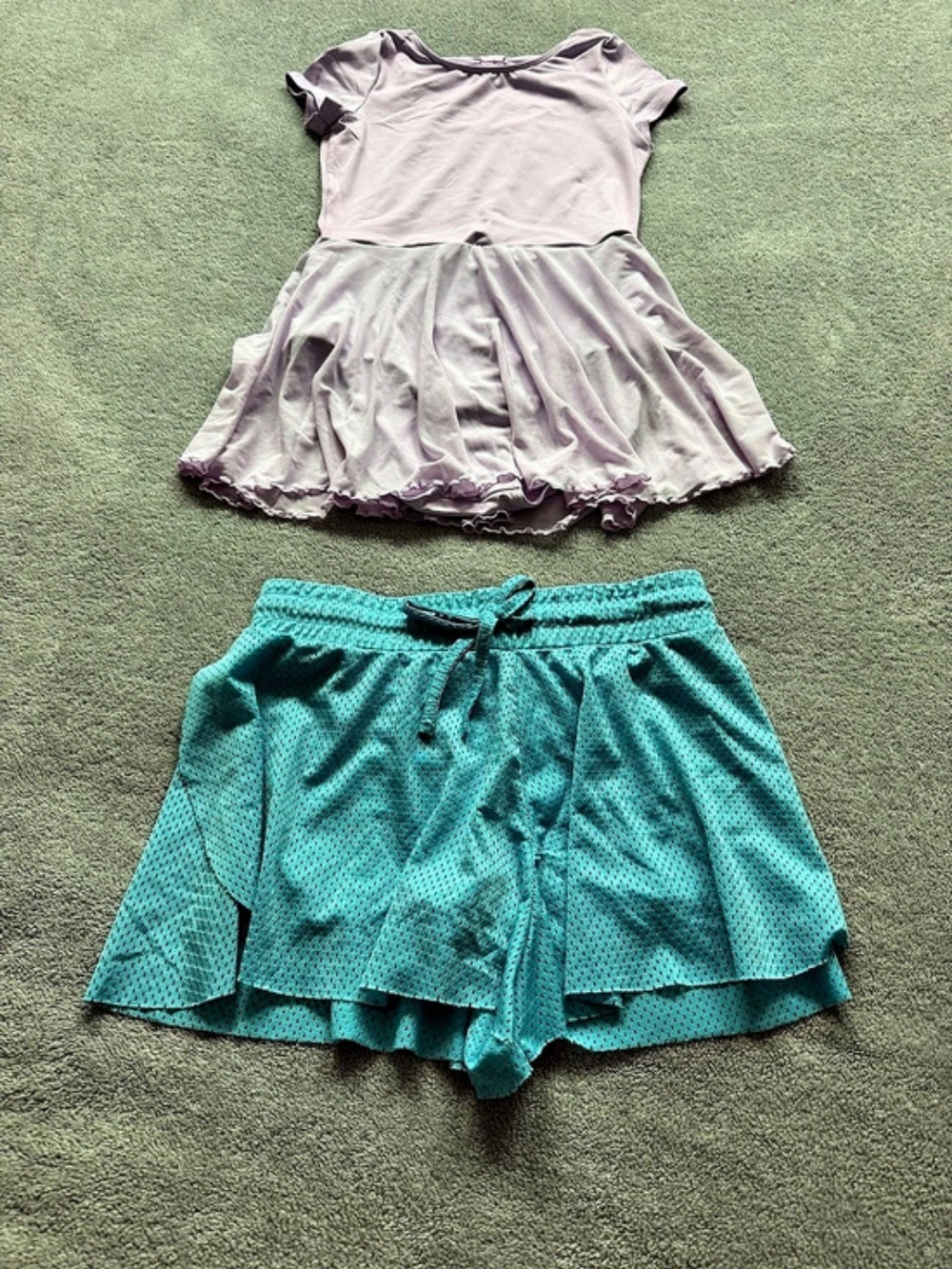 Kids Two-Piece Outfit in Purple & Blue
